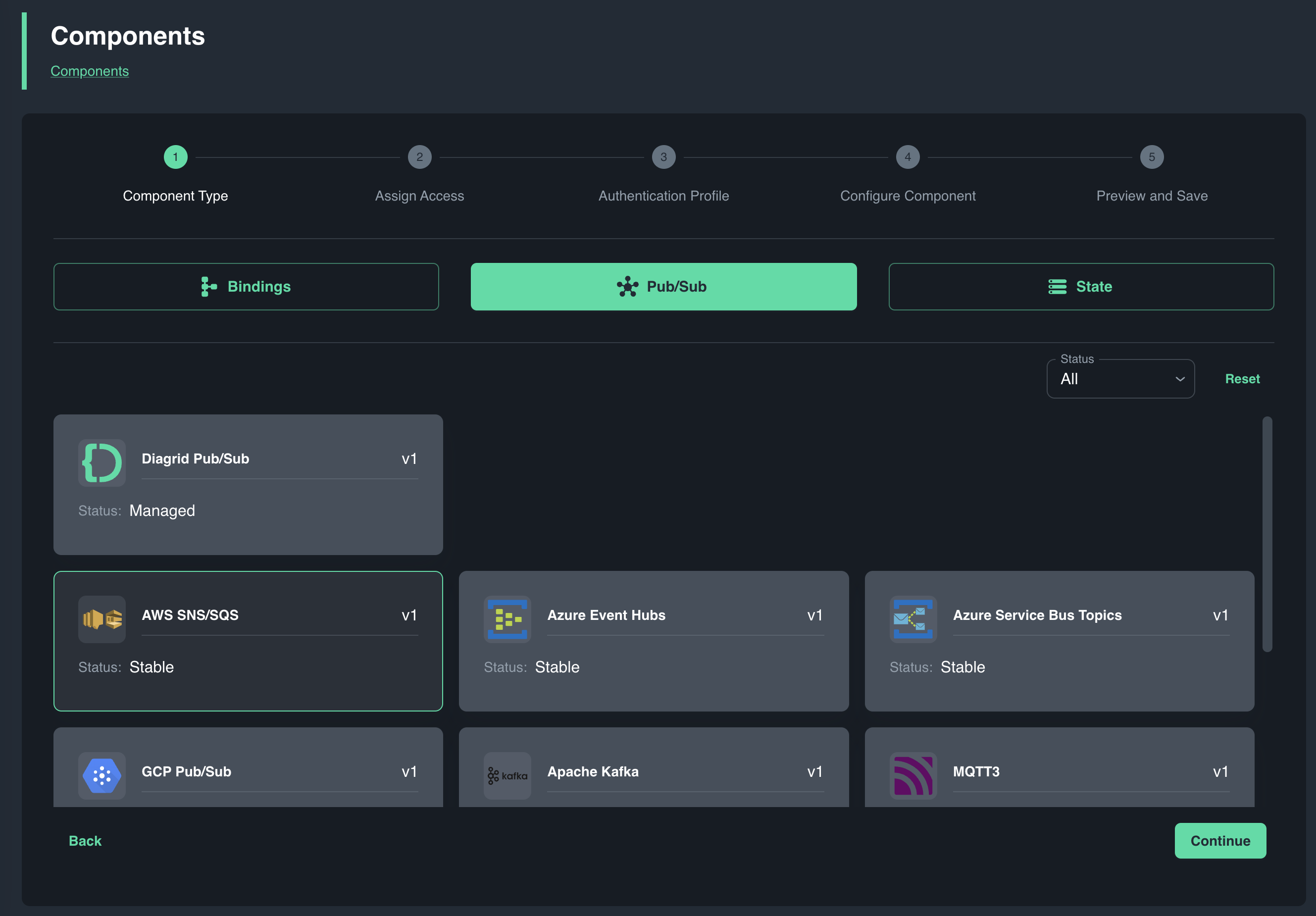 component create step #2